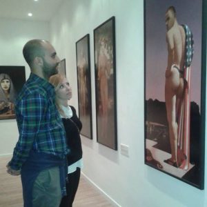 Antonio e Franca in una pinacoteca